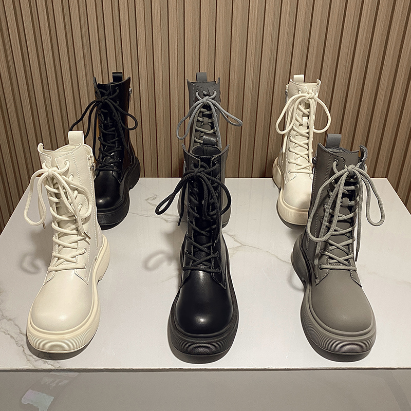 Botas Blancas Plataforma | MercadoLibre 📦