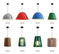 Suspension acoustique décorative moderne en feutre PET, design 3D, absorption sonore hautement efficace, écologique et étanche