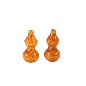 Boxwood Gourd Keychain 12mm Portable Car Trailer Key Pendant Auspicious Gift - Product Image 4