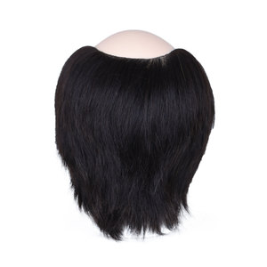 Pratique Formation Tête Barbier Coiffure Mannequin Poupée Mâle <span class=keywords><strong>Chauve</strong></span> 100% Cheveux Humains Mannequin Tête avec De Vrais Cheveux - Product Image 4