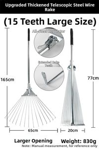 High Quality <strong>Artificial</strong> <strong>Grass</strong> <strong>Rake</strong> Affordable Stainless Steel <strong>Rake</strong> <strong>for</strong> Household Use - Product Image 4