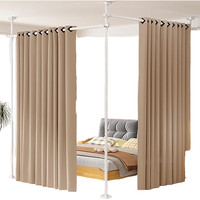 Séparateur de pièce en acier moderne et personnalisé, écologique, sans perçage, pour hôtel, salon, etc.