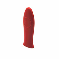 Soporte de silicona para sartenes y sartenes de hierro fundido, funda de mango suave resistente al calor, libre de BPA, duradero
