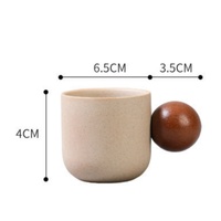 Tasses à expresso en céramique faites à la main, style japonais, utilisables à chaud ou à froid, lavables au lave-vaisselle, pour café, thé, latte