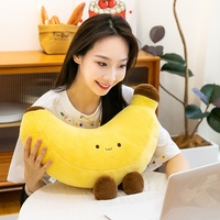 Bantal Boneka Pisang Kreatif untuk Perdagangan Luar Negeri, Simulasi Kaki, Bantal Rumah, Boneka Hias untuk Tanaman Interior