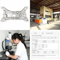 Support structurel en aluminium robuste, estampage personnalisé S355JR, certifié ISO14001, IATF16949, application automobile, grande échelle