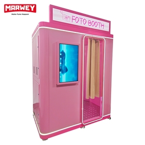 मार्वी पोर्टेबल स्मार्ट ई सेल्फी रूम फोटो कियोस्क मशीन बिना अटेंडेबल सेल्फ सर्विस फोटो बूथ स्टेशन - Product Image 3