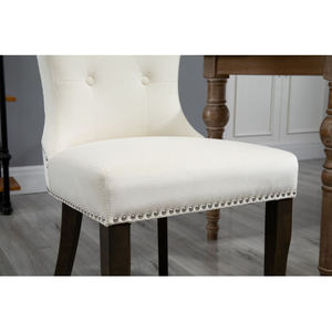 Chaises de salle à manger modernes en velours rembourrées, design luxueux, en promotion - Product Image 3