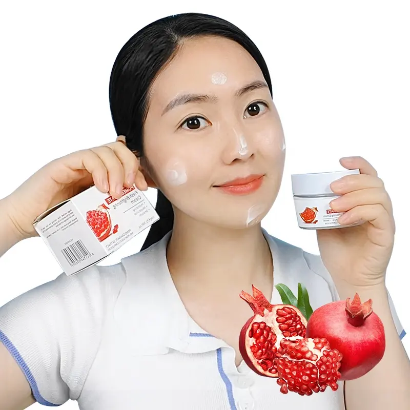 Crema viso di bellezza crema idratante antiinvecchiamento alleggerire melograno Nicotinamide liscia della pelle coreana maschera per la cura del viso crema per le donne