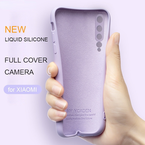 Custodia per telefono in silicone liquido a copertura totale per xiaomi mi 9 note 10 10T pro lite se 9t custodie posteriori morbide originali per mi 8 lite mi9 <span class=keywords><strong>mi10</strong></span> - Product Image 1
