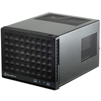 Silverstone SG13 Grande Alimentation Longue Carte Graphique Refroidissement par Eau Mini Gaming Desktop ITX Case avec Fan Stock