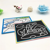 Planche à dessin personnalisée Magic Scratch Art enfant peinture cartes créatives autocollants apprentissage éducation jouet livres de coloriage pour enfants