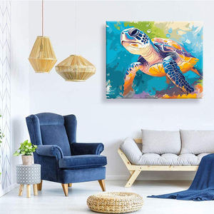 Kit <span class=keywords><strong>de</strong></span> <span class=keywords><strong>peinture</strong></span> par numéros personnalisé <span class=keywords><strong>Tortue</strong></span> <span class=keywords><strong>de</strong></span> <span class=keywords><strong>mer</strong></span> Animal <span class=keywords><strong>Peinture</strong></span> par numéros <span class=keywords><strong>Peinture</strong></span> à l'huile peinte à la main par numéro DIY Arts - Product Image 2