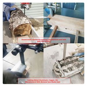 Multi-Function Vertical Electric Band <b>Saw</b> Machine Engine Wood Processing Cutting 380V/220V 520mm Working Width 3kW <b>Power</b> 1 Year - Product Image 2