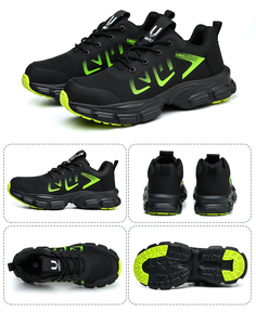 Nuovi Arrivi: <span class=keywords><strong>Scarpe</strong></span> <span class=keywords><strong>Antinfortunistiche</strong></span> Arancioni <span class=keywords><strong>Leggere</strong></span> con Punta in Acciaio, Suola MD, Comode e Traspiranti per Uomo - Product Image 5