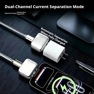 Cargador de Batería Universal Automático con Protección de Seguridad, Estación de Carga Independiente para Teléfonos y Portátiles, Detiene la Carga al Estar Lleno - Product Image 4