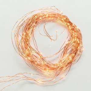 Guirlande lumineuse en fil de cuivre scintillant, queue de cheval, LED, vigne d'arbre, cascade, Noël, mariage, festival en plein air, IP55 - Product Image 6