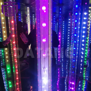 Hermosas bombillas LED pequeñas de plástico IP65 para decoración de parques temáticos con luces de punto RGB - Product Image 2