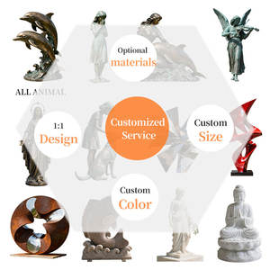 Escultura de Animales de Bronce Metálico Gigante de Alta Calidad para Decoración de Jardín, Estatua de Elefante, Oso, León, <span class=keywords><strong>Tigre</strong></span>, Camello - Product Image 5
