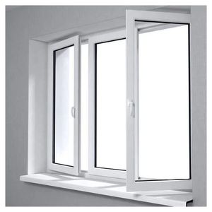 Fenêtre à battant en PVC à prix abordable, conception personnalisée, fenêtre de balcon ou <span class=keywords><strong>baie</strong></span> vitrée, ingénierie de construction, fenêtre en PVC - Product Image 5