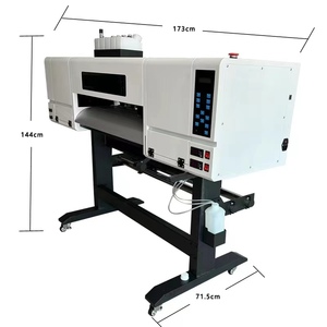 Nueva Condición de la fábrica de China I3200 cabezal de impresión <span class=keywords><strong>DTF</strong></span> Roll-to-Roll impresora automática de transferencia de calor máquina de camisetas A1 pigmento - Product Image 3
