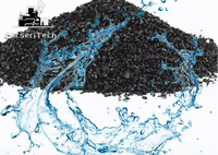 Noir Offre Spéciale de charbon actif granulaire de coquille de noix de coco de prix usine pour la purification de l'eau et les additifs de pétrole