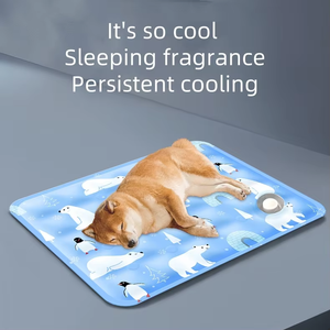 Elecpet Custom Size Wasch bare Sommer kühlung Haustier matte für Hunde Schlaf decke Kühlgel matte Haustier kühl matte - Product Image 4