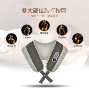 Masajeador de Cuello y Hombros Recargable con Calor, Control Remoto Inalámbrico, Alimentación USB, Alivio para la Columna Cervical - Product Image 3