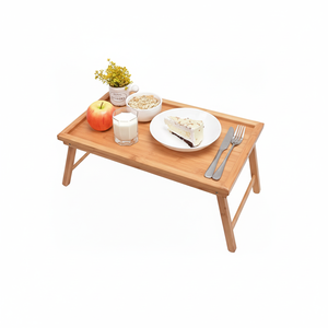 Plateau de service en bois avec support, fournitures de fête de mariage, plateau de service en bois de mangue, fabricant en gros - Product Image 1