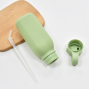 Botella de Agua Deportiva Portátil Creativa de Silicona de Grado Alimenticio, Vaso con Pajita para Niños, Apto para Exteriores, No Tóxico, de <span class=keywords><strong>Eversoul</strong></span> - Product Image 5