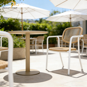 Ensemble <span class=keywords><strong>de</strong></span> table et 2 chaises <span class=keywords><strong>de</strong></span> <span class=keywords><strong>jardin</strong></span> en aluminium <span class=keywords><strong>de</strong></span> style nordique pour café, restaurant, bistrot - Product Image 5