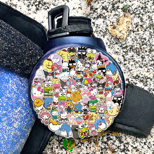60 pièces/ensemble d'autocollants en vinyle mignons de <span class=keywords><strong>Mickey</strong></span> rose, autocollants de dessin animé, bricolage, carnet, compte, souris, autocollants en PVC imperméables pour cadeaux promotionnels - Product Image 3