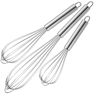Fouet Batteur à Œufs Manuel en Acier Inoxydable, Design Classique, pour la Maison et la Cuisine, Personnalisable ou Standard, à Prix Abordable - Product Image 6