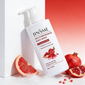 Gel de Baño de Granada Personalizado OEM ODM 500ml, Limpiador Corporal Nutritivo, Antienvejecimiento, Iluminador e Hidratante para Mujeres - Product Image 4