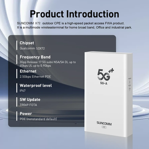 Nuevo punto de acceso de banda ancha para el hogar 4G 5G Snapdragon X72 Chip 2,5 Gbps Ethernet POE Nano tarjeta SIM IP67 de largo alcance al aire libre CPE - Product Image 4