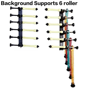 Fotografie 6 Rollen Wand montage Handbuch Hintergrund unterstützung system zum Halten von Hintergründen Fotoshooting Studio Equipment 6 # Roller - Product Image 5