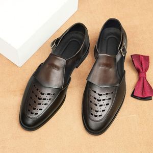 High Quality Men's British Inspired Business Casual Retro Loafers Breathable Suede Walking Flats Party Dress Shoes - Product Image 5