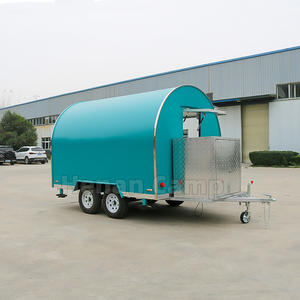 Camp Street Food Kiosk รถเข็นอาหารขนาดเล็กสำหรับห้องครัวเคลื่อนที่ได้พิซซ่า Boba ชาไก่ย่างอาหาร - Product Image 3