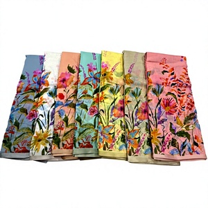 Sari Indio Exclusivo de Lino con Estampado Digital, para Verano e Invierno, de Secado Rápido, Elegante, Étnico, Festivo, para Novias - Product Image 1