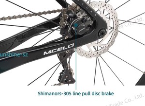 Bicicleta de Carretera de Carreras EDS R15 2026 de Fibra de Carbono, 24 Velocidades, Ruedas de Aluminio, Frenos de <span class=keywords><strong>Disco</strong></span> Inalámbricos Di2, Alta Calidad, Última Actualización - Product Image 4