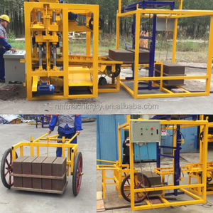 小型ブロック製造機生産ライン QT4-26 高品質金型製造 中空ブロック製造機 - Product Image 5