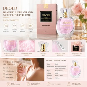 Deold Sweet Love OEM Logo personnalisé Marque privée Vente en gros 60ml <span class=keywords><strong>Parfum</strong></span> féminin floral fruité EDT - Product Image 4