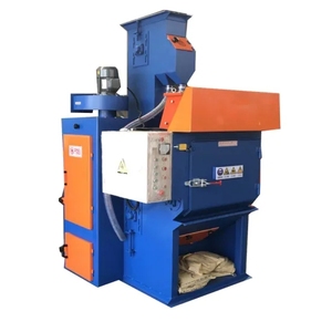 क्रॉलर रबर बेल्ट हुई प्रकार शॉट नष्ट मशीन Q324 - Product Image 1