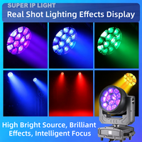 12X40W Bee Eye RGBW 4 en 1 Luz de Cabeza Móvil con Zoom, DMX512 LED Lyre Beam, Luces de Discoteca, Efecto de Escenario Móvil para DJ y Bodas