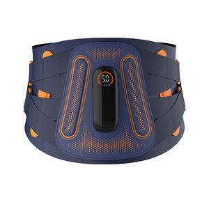 Masseur de taille chauffé à la lumière rouge Support de dos élastique Ceinture chauffante électrique Masseur de taille Soulagement efficace des douleurs dorsales - Product Image 1