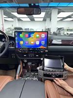 Pantalla Táctil Android de 19.8 Pulgadas con Radio, Navegación GPS, Carplay y DSP Integrado para Reproductor de DVD para Tablero de Lexus LX570 2007-2013