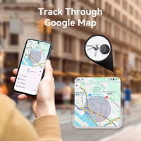 Localizador Inteligente Global MiLi LiTag Duo, Compatible con Apple Find My y Google Find My Device, AirTag, Rastreador GPS Antipérdida para Mascotas y Bolsos