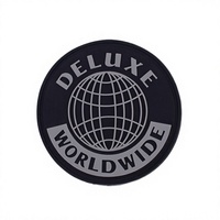 Badge logo personnalisé thermocollant en caoutchouc souple 3D pour sacs, chapeaux, vestes – Promotion de marque, OEM, ODM, échantillonnage rapide, direct usine