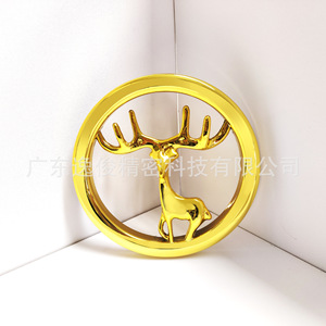 Hollowed Out Antler Shape <b>Cabinet</b> Decorative Buckle <b>Gold</b> Silver Plastic Modern Design Durable Furniture Handle <b>Knob</b> - Product Image 3