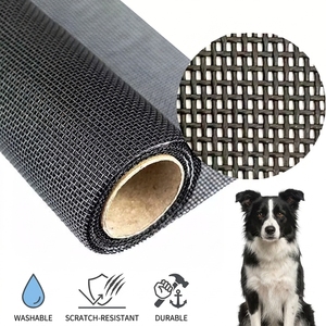 Prix d'usine – Filet anti-griffures en polyester enduit PVC <span class=keywords><strong>pour</strong></span> fenêtres et portes – Anti-insectes, résistant aux déchirures, protection <span class=keywords><strong>pour</strong></span> chats et chiens - Product Image 1